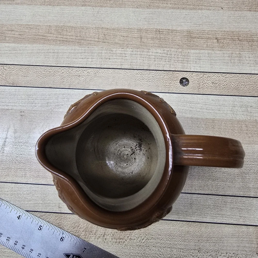 Antique Stoneware Hunting 5 1/2